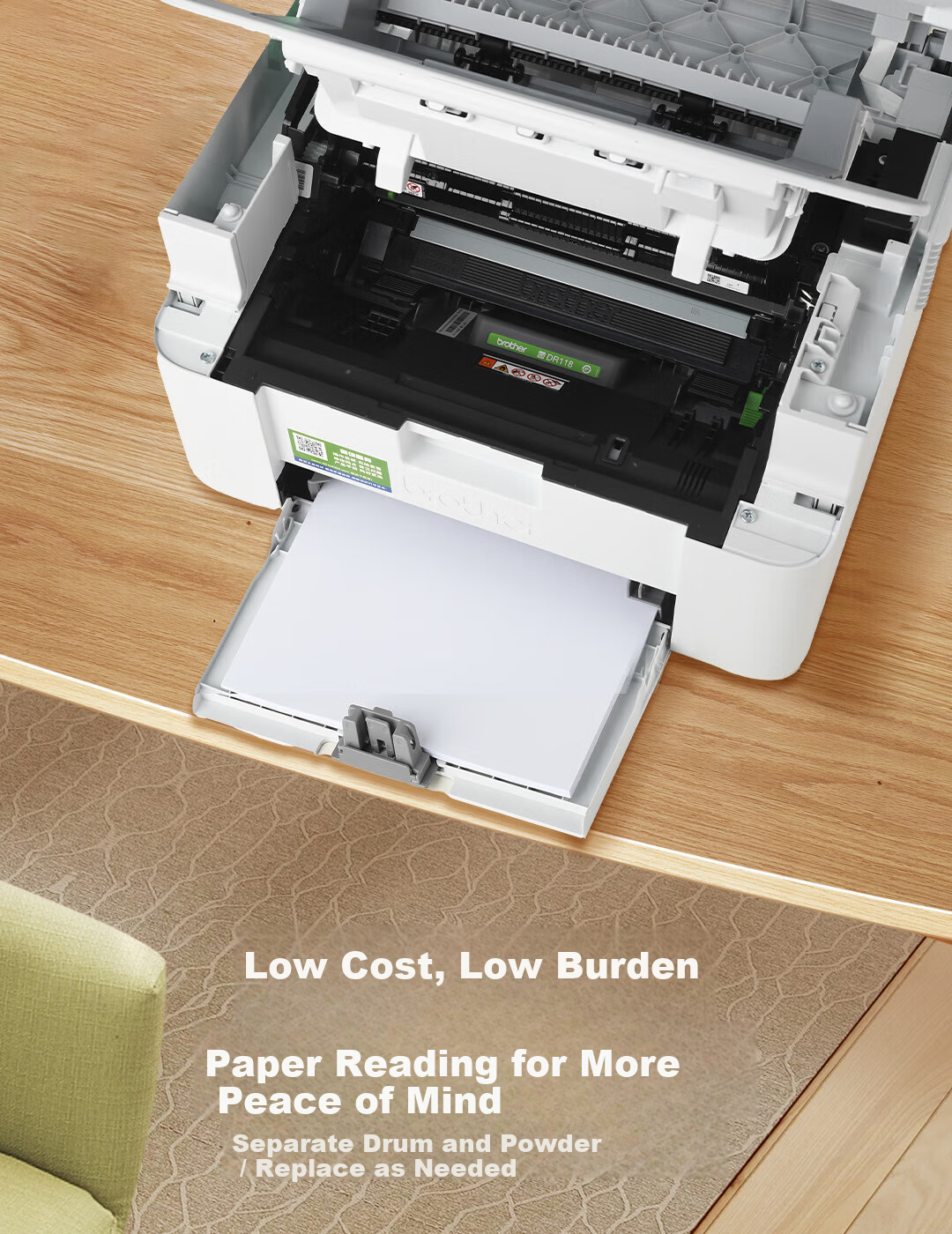Brother DCP-7080D Monochrome Laser Multifunction Printer (Print, Copy, Scan, Automatic Duplex) 30ppm Home Use 8