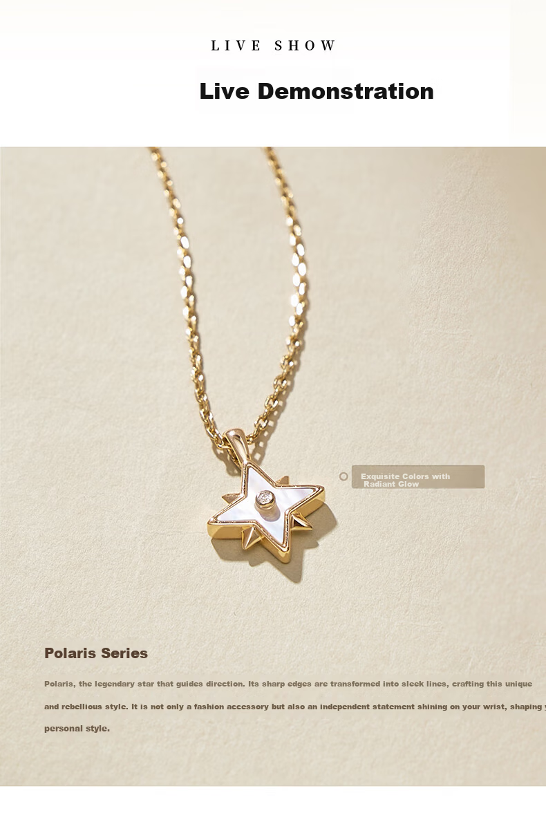 Amber Lollipop Anbo Loli Jewelry Necklace Women Eight-Pointed Star Pendant 520 Valentine's Day Birthday Gift for Girlfriend Wife 4