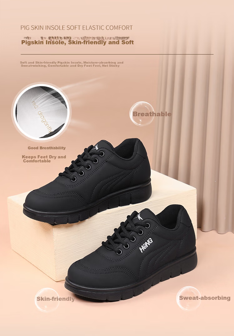 Red Dragonfly Women's Casual Autumn Flat Breathable Outdoor Sports Shoes WTB353341 Black Size 39 3