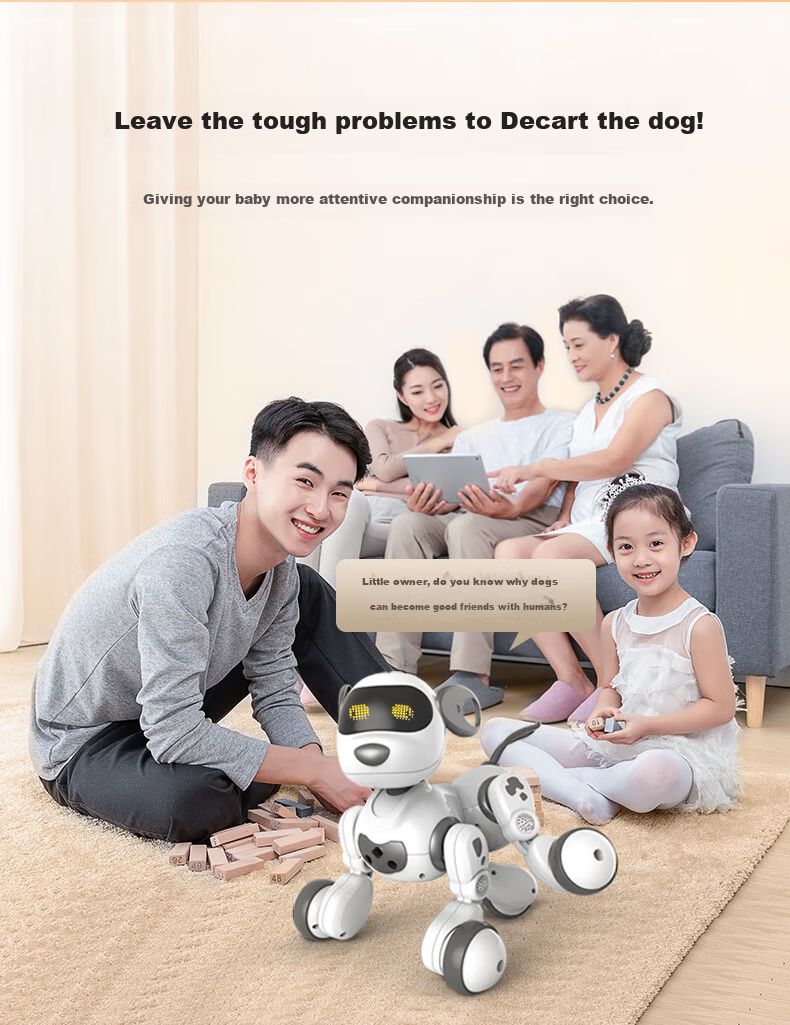 Yingjia 200,000-Sold Smart AI Robot Dog RC Remote Control Early Education Robot Toy for Kids Children's Day Gift 10