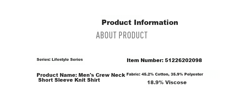 Erke Men's Crew Neck Short Sleeve Knit Shirt Summer Sports Outdoor Antibacterial Casual T-Shirt Loose Soft Skin-Friendly Base Layer 14