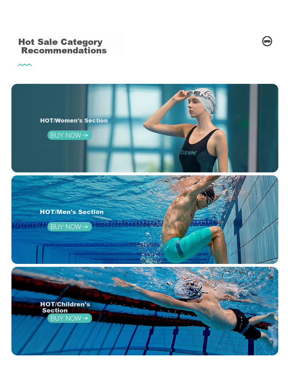 TOSWIM New Year Edition Horse Year Swim Cap Waterproof Professional Racing Swimming Cap for Men, Women, and Kids 12