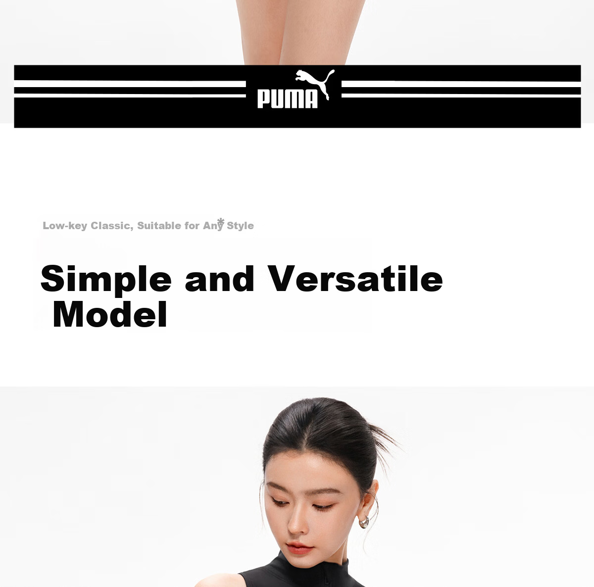 PUMA Women's Two-Piece Swim Skirt Slim Fit Breathable Versatile Casual Vacation Swimwear One-Piece Skirt and Short Skirt 14