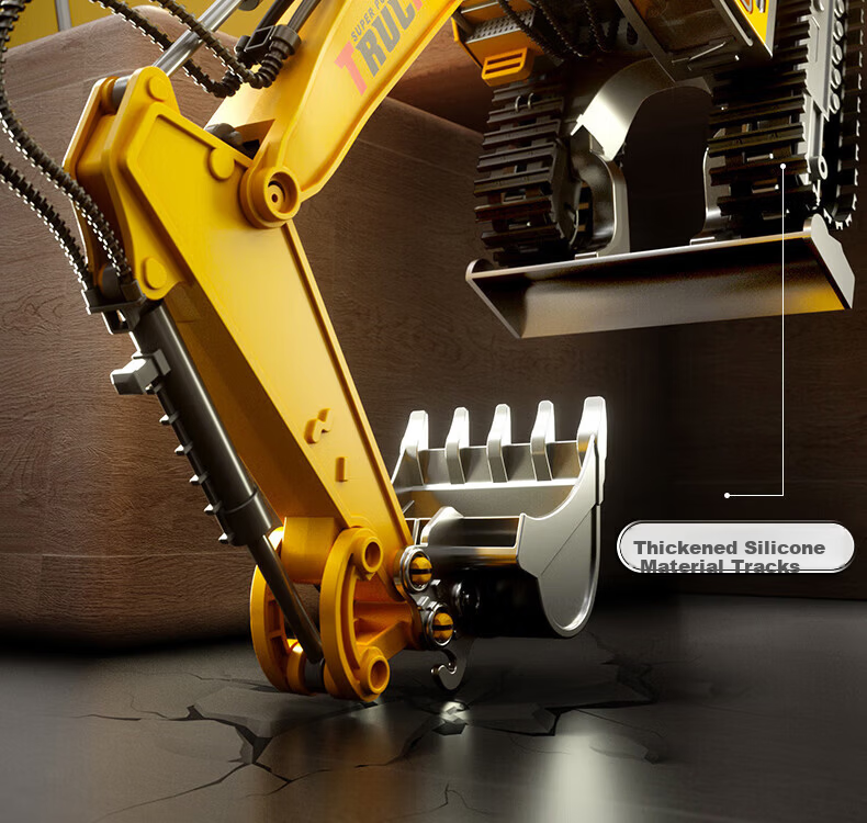 LIVING STONES Remote Control Excavator Alloy Large Kids Toy Boys Realistic Engineering Vehicle Electric Car Children's Day Gift 18