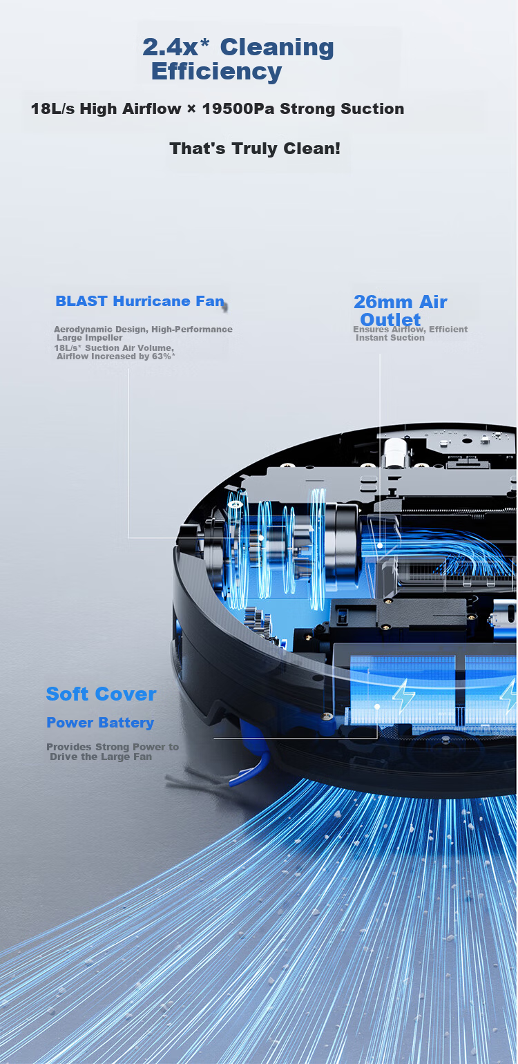 ECOVACS Deebot X Fully Embedded High-End Model Robot Vacuum Cleaner with Sweeping, Mopping, Washing, and Drying Functions, Automatic Self-Cleaning, First Fully Embedded Hidden Drum Floor Washing Robot 22
