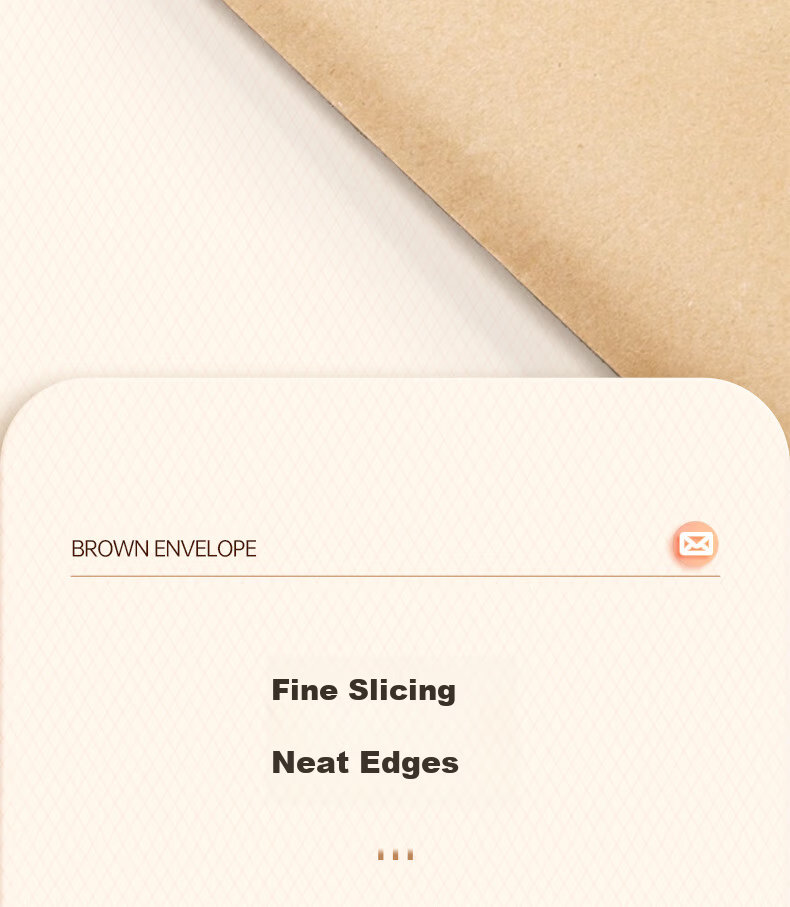 Kelangxinsheng Kraft Paper Standard Envelope, 230*160mm, 120g Thick Pure Wood Pulp Office Bill Folder, Business Letter Envelope, Invoice Bag, Payroll Bag, No. 7, Pack of 20 10