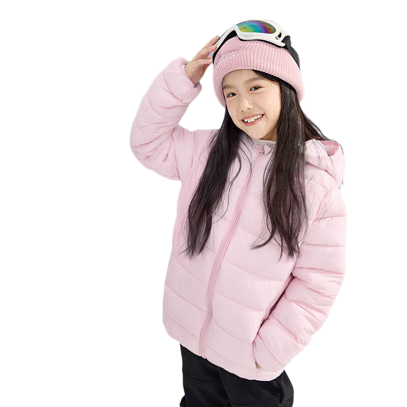Baleno Kids Cotton Jacket 2025 Winter New Lightweight Hooded Cotton Coat for Boys and Girls Warm Inner Lining