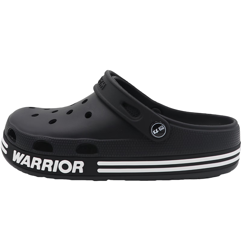 Warrior Men's Outdoor Casual Slippers Soft Thick Sole Sports Beach Shoes SDJ-0237 Black Size 41
