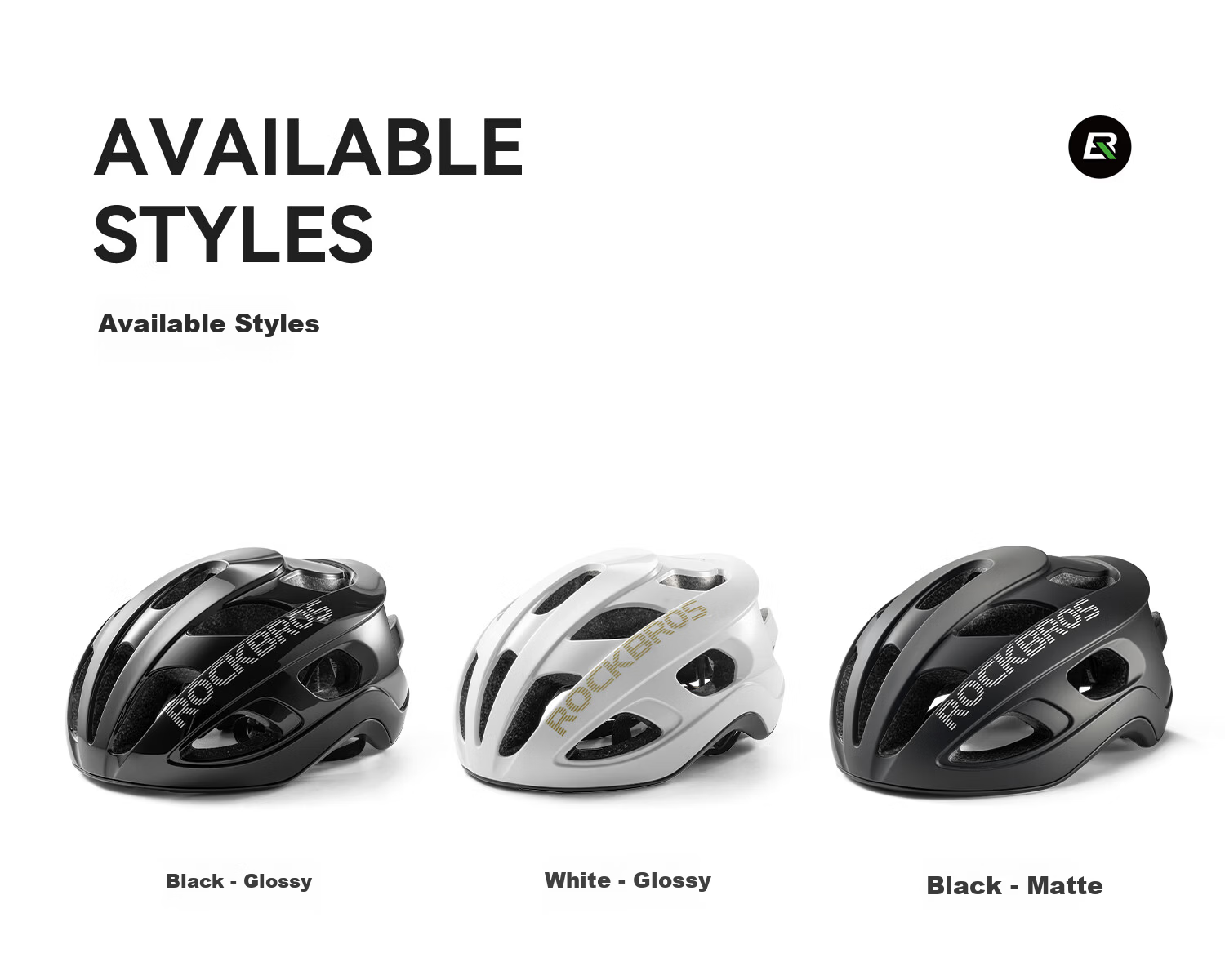 Rockbros Integrated Bicycle Helmet Cycling Helmet Mountain Road Bike Safety Helmet Unisex White Matte - L 7