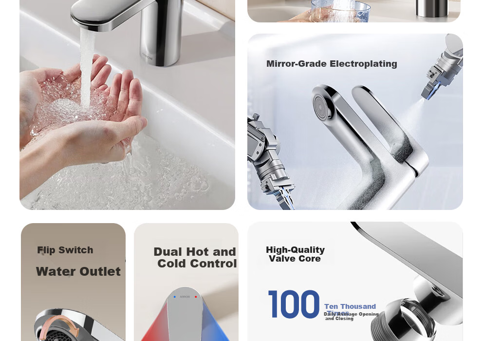ARROW Basin Faucet Hot and Cold Water Bathroom Washbasin Faucet【15% Renewal Subsidy】 5