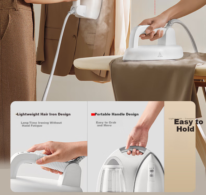 TOSHIBA Yutu X1 Garment Steamer Luxury Clothing Care Large Dry Steam Ironing Machine Home High-End Smart Temperature Control Handheld Pressurized Steam Quick Wrinkle Remover Iron 22