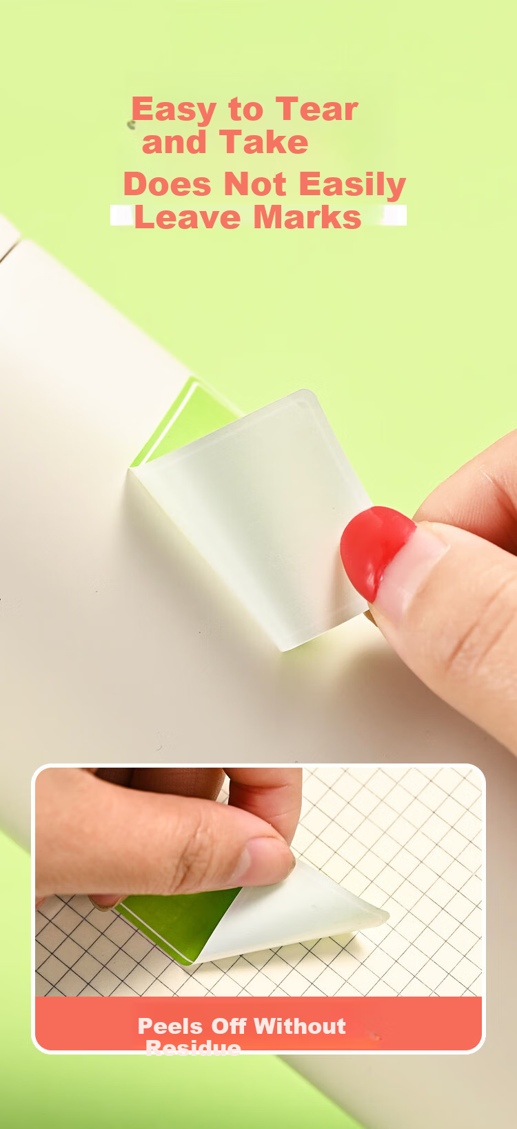 NVV Large Label Stickers 80pcs 60x30mm Adhesive Handwritten Self-Adhesive Colorful Name Price Tags Office Stationery Sticky Notes BL-06 5