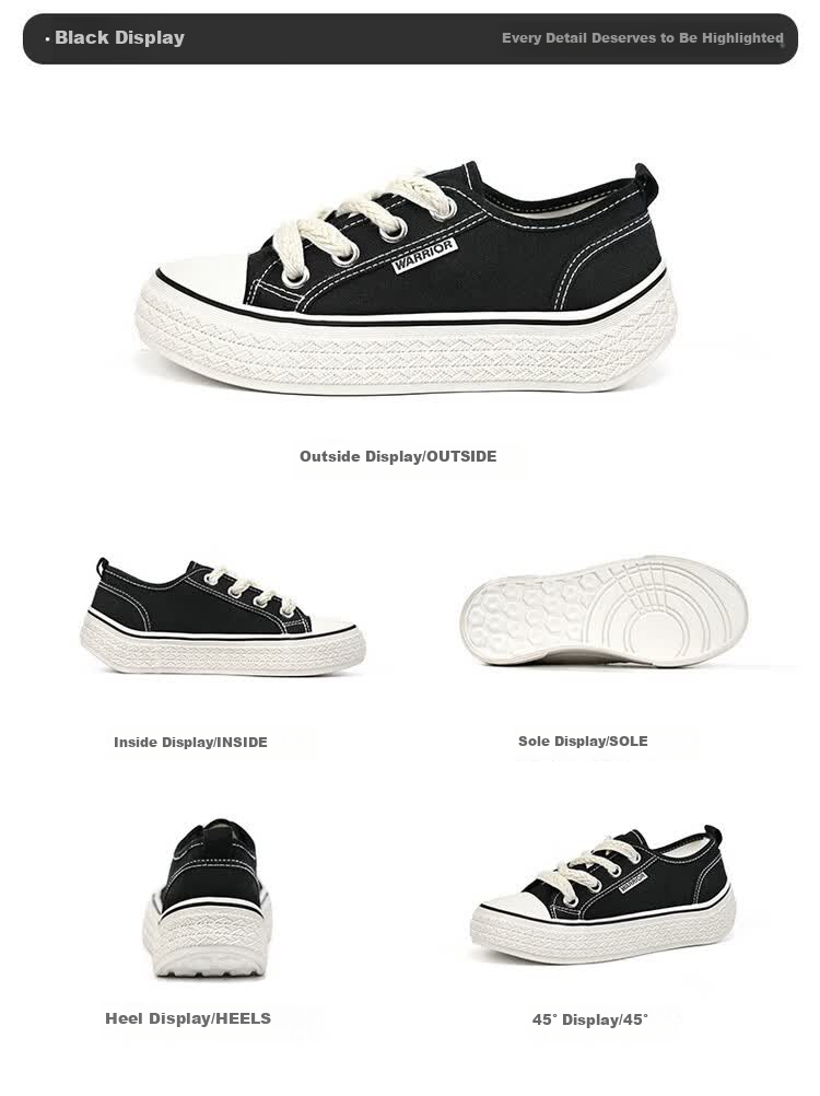 Warrior Official Women's Canvas Shoes 2026 Summer New Breathable Outdoor Casual Shoes Beige Size 35 14