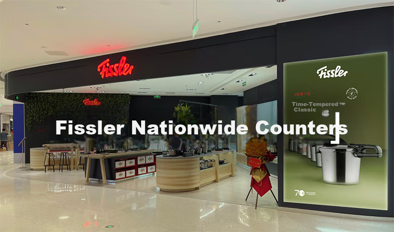Fissler Little Red Handle Series 24cm Stainless Steel Double Handle Deep Soup Pot with Steel Lid 8