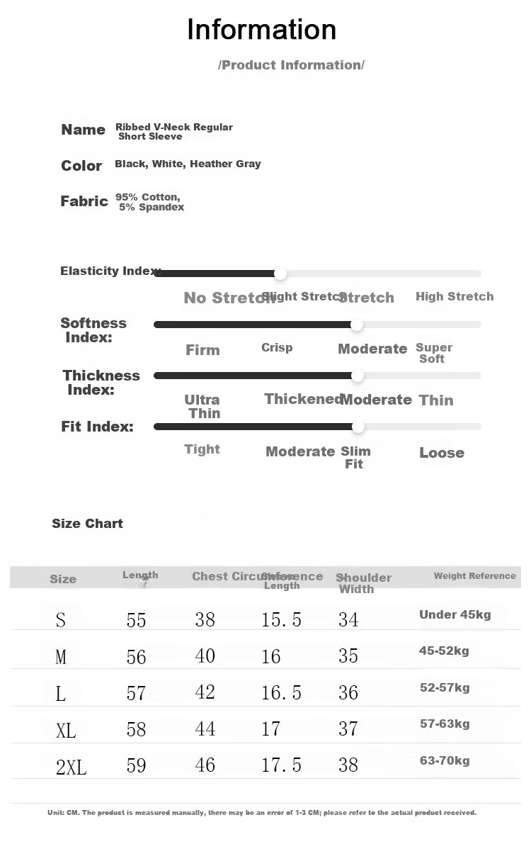 Woodpecker Solid Color V-Neck Slim Fit Short Sleeve T-Shirt Women Summer Simple Versatile Korean Style Slimming Top Heather Gray S 3
