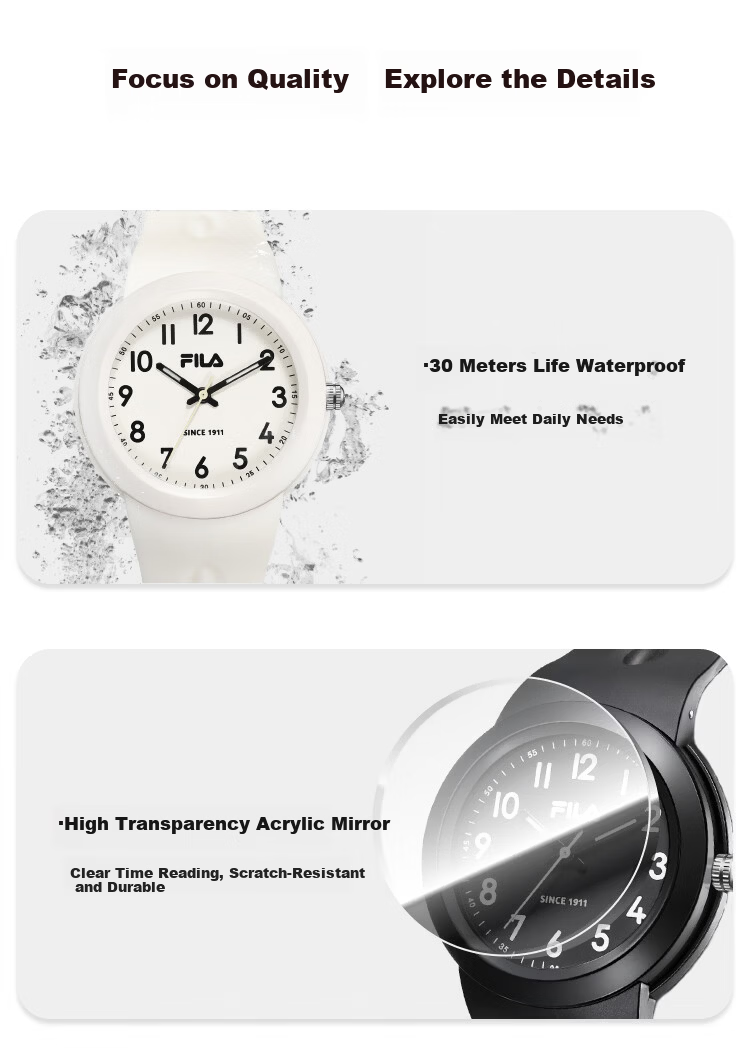 FILA Student Minimalist Exam Watch Unisex Kids Sports Watch 6850-001 4