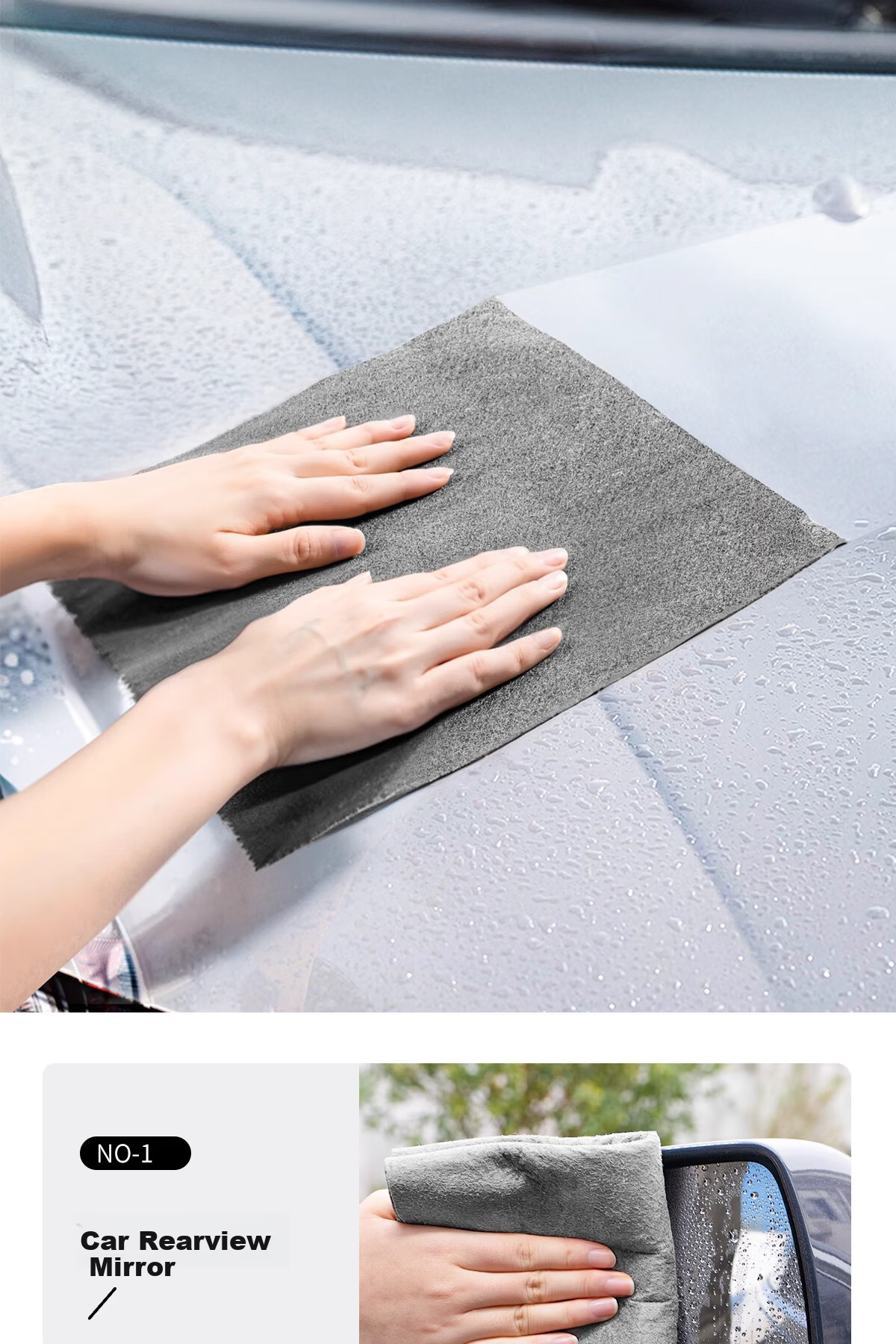 Guangduola Magic Cleaning Cloth Glass Wiper Streak-Free Thickened Car Wash Absorbent Magic Towel 9