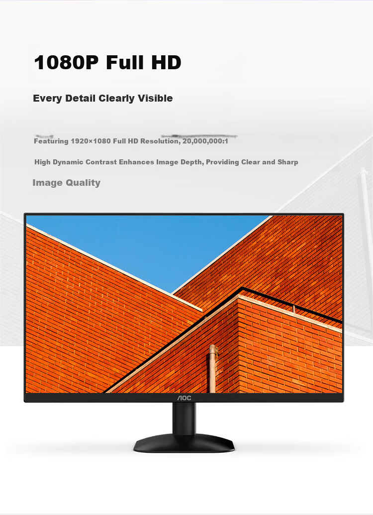 AOC Monitor 27 Inch IPS HD Screen 120Hz Eye-Care Low Blue Light Desktop Computer Display 27B31H 3