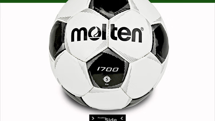 Molten Soccer Ball Size 5 for Adults, Competition And Training Use, PVC Material, F5P1700 2