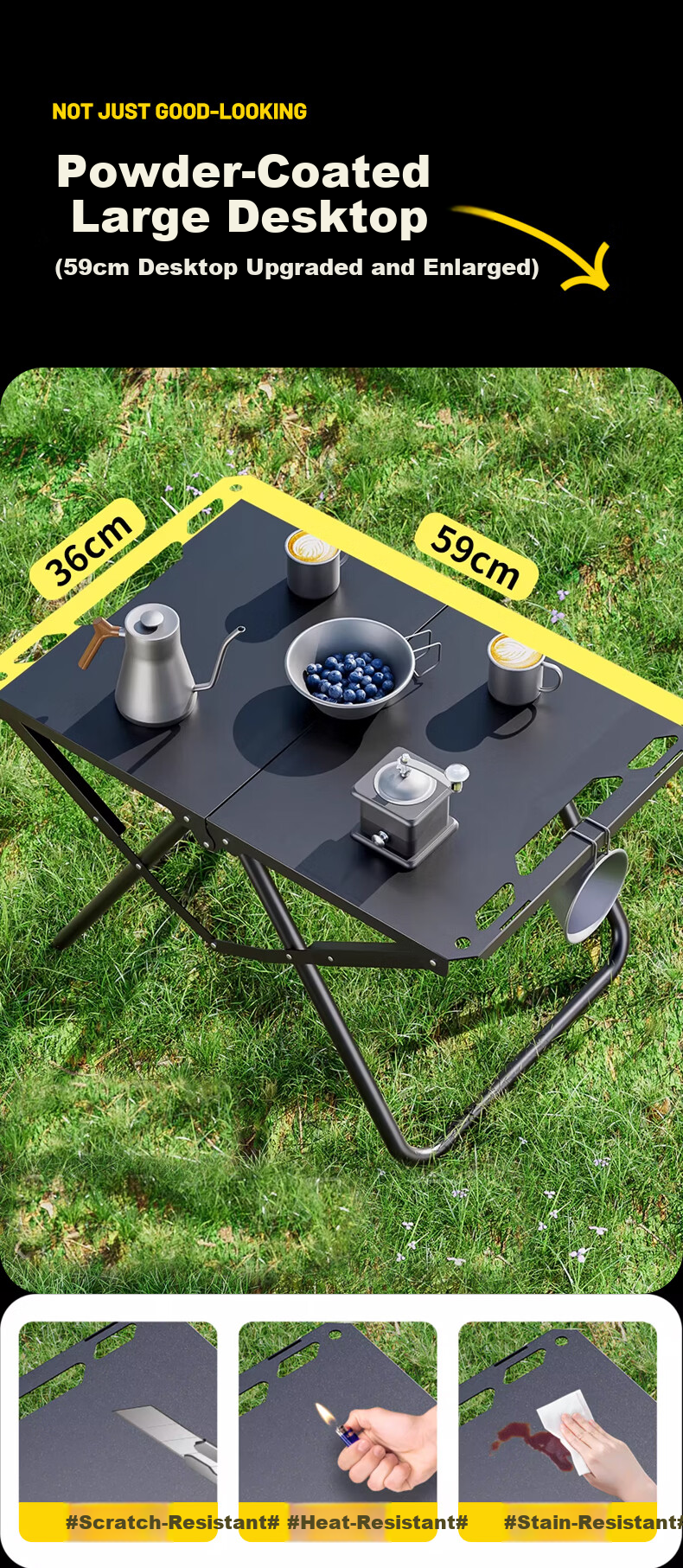 BeiJiLang Tactical Outdoor Camping Quick-Open Foldable Lightweight Portable Multifunctional BBQ Picnic Camping Gear 7