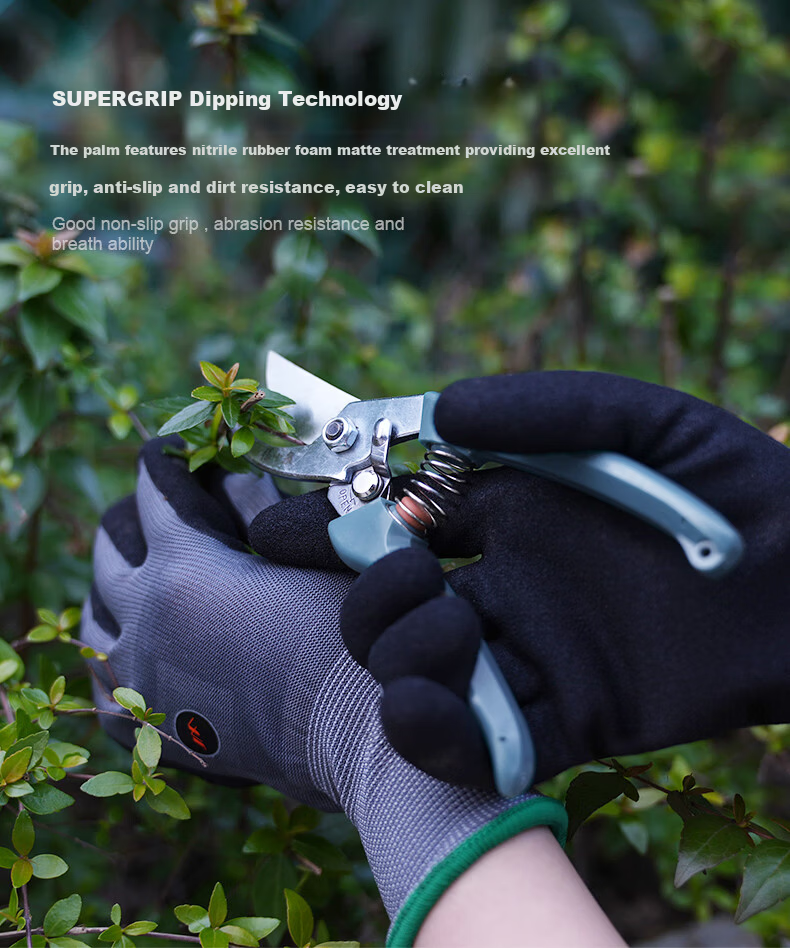 Jimmy Home Gardening Gloves Garden Planting Anti-Dirt Anti-Slip Breathable Durable Touchscreen Medium JM-W607 5