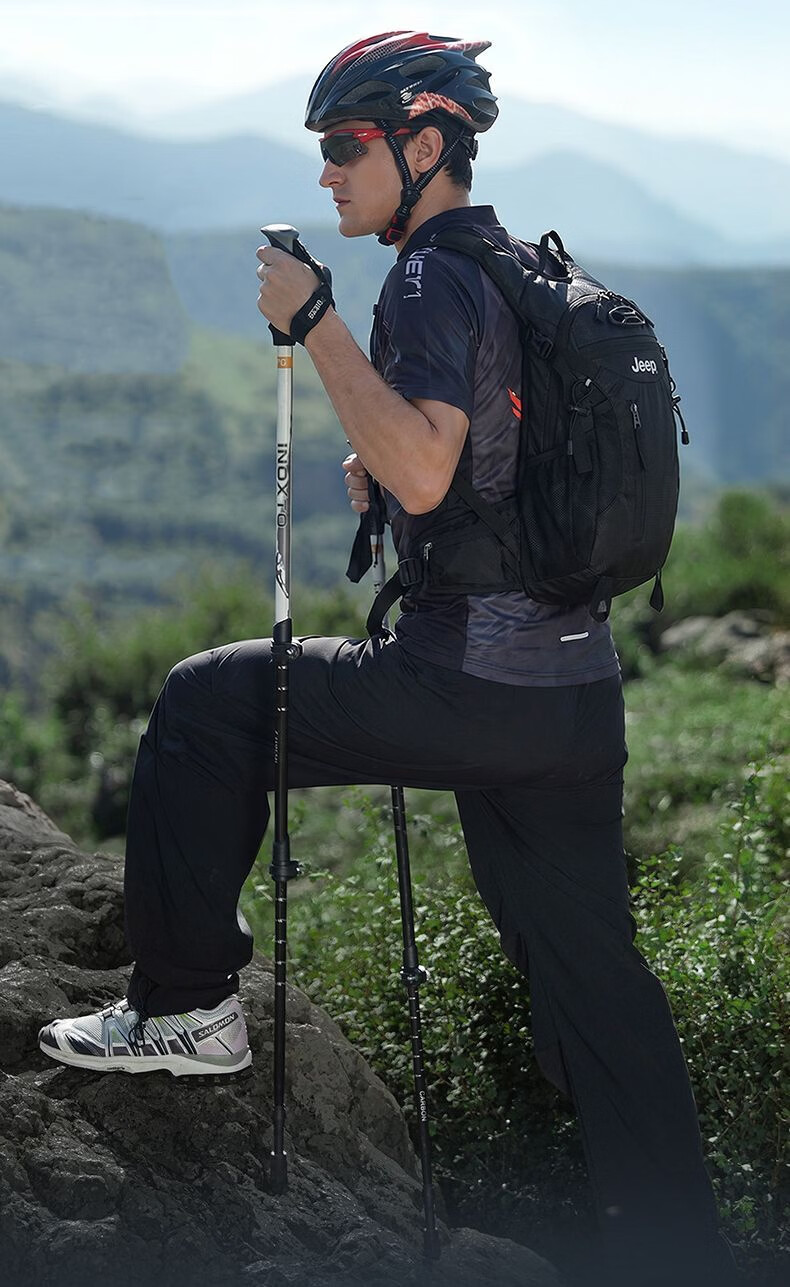 JEEP Men's Lightweight Outdoor Cycling Backpack Professional Breathable Mountaineering Sports Hiking Lightweight Off-Road Travel Women's Backpack 12