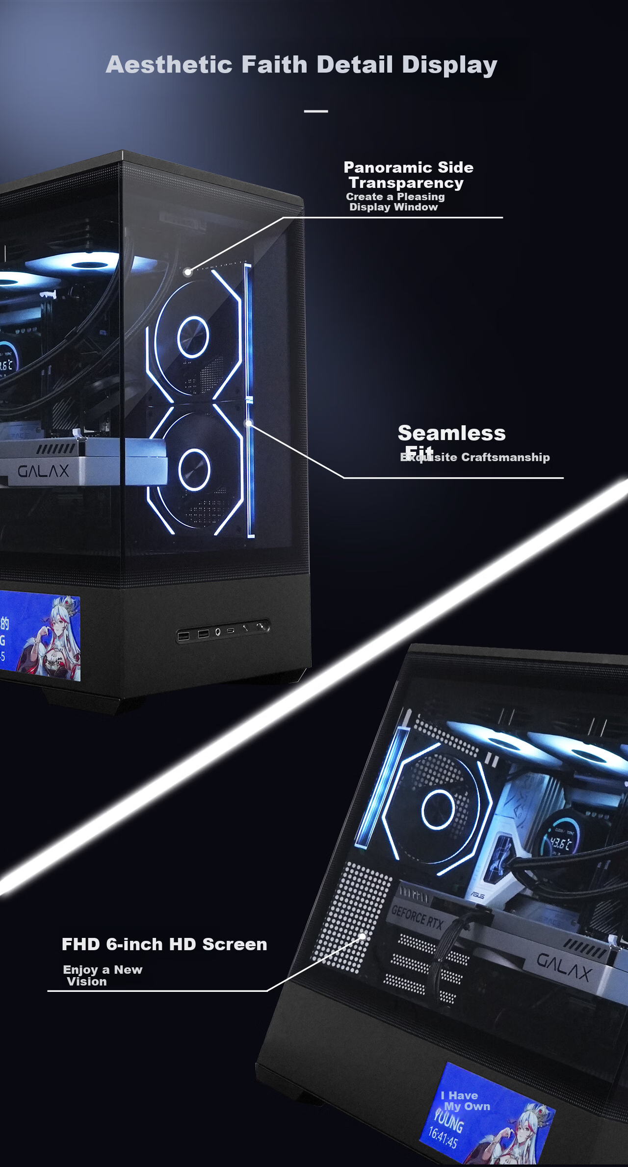 Game Hero Cyber Starship Desktop Gaming PC AI (AMD R7 9700X RTX 5060 Ti 8GB GPU 16GB RAM 1TB SSD) 10