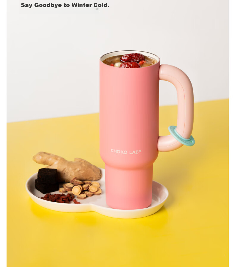 Chakolab Autumn Winter High-Efficiency Insulated Large Capacity Stainless Steel Straw Office King Thermos New Giant Mug 2
