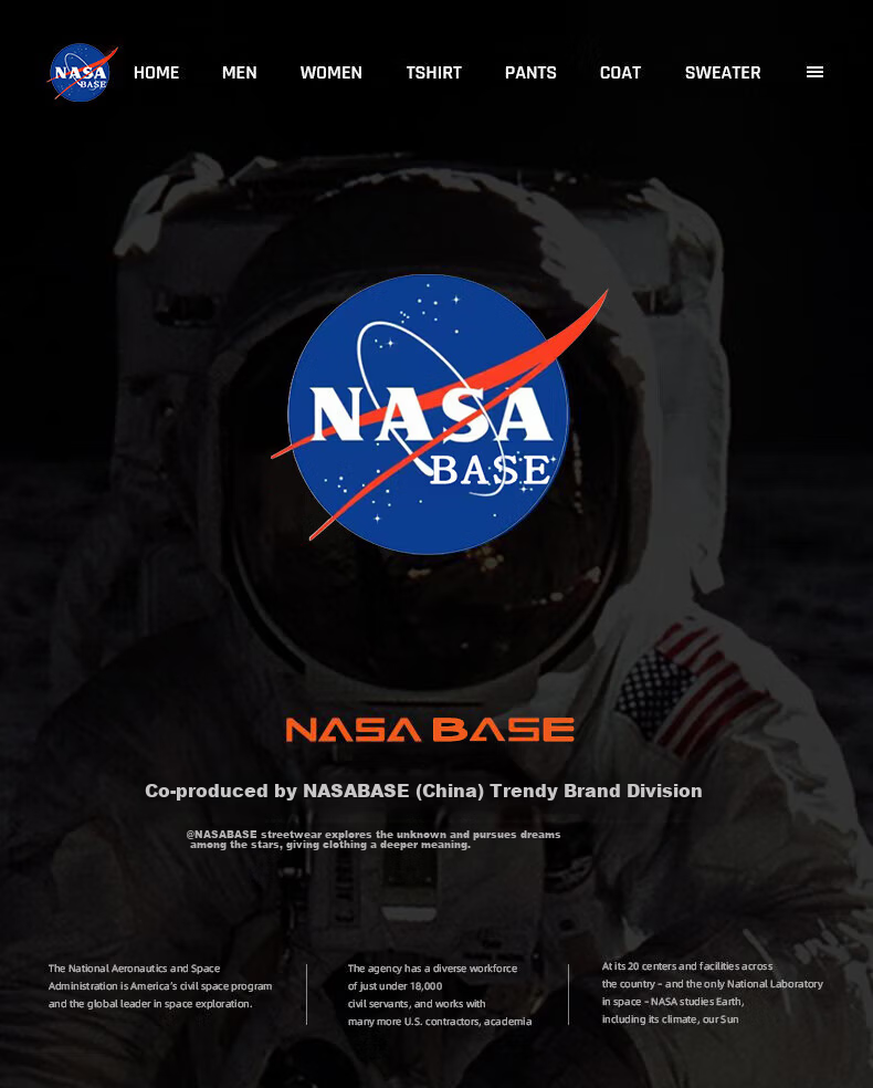 NASA MARVEL Men's Winter Down Jacket Thickened Warm Puffer Coat Stand Collar Casual Couple Khaki 2XL 1