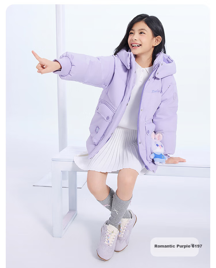 BOSIDENG Off-Season Winter Duck Down Jacket 5A Antibacterial Thickened Hooded Coat for Men, Women, and Children 12