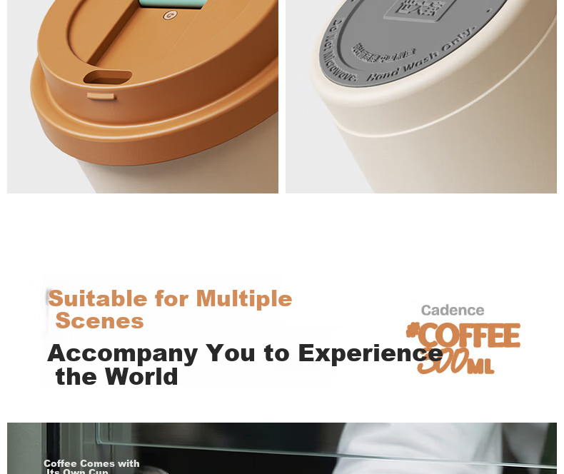 Shidajia Insulated Stainless Steel Women's Water Bottle Compact Portable Coffee Cup High-Value Car Mug 26