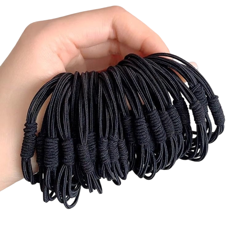 Huangjiama High-Elasticity Hair Ties for Women, Durable And Stylish Ponytail Holders, Four-In Hair Bands, Hair Accessories