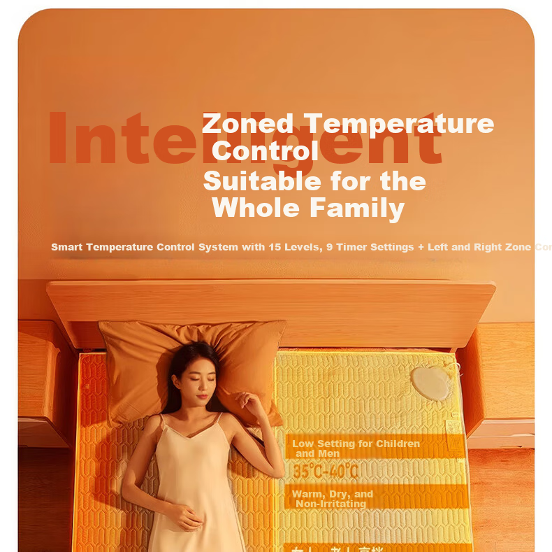 CHIGO High-Temperature Power-Off Single/Double 3C Certified Water Heating Electric Heated Blanket 1.2x1.8m 18