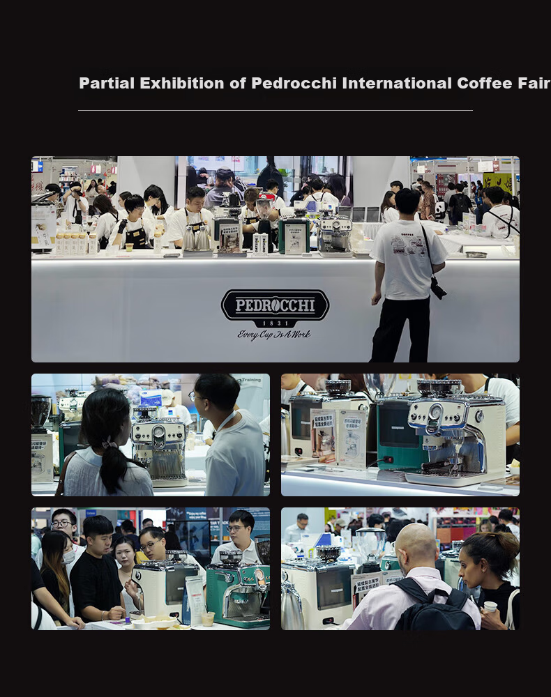 Pedrocchi S60 Ultra Cold Brew Semi-Automatic Espresso Coffee Grinder Machine, Smart Powdering and Tamping, Home and Commercial Use, Milan White 21