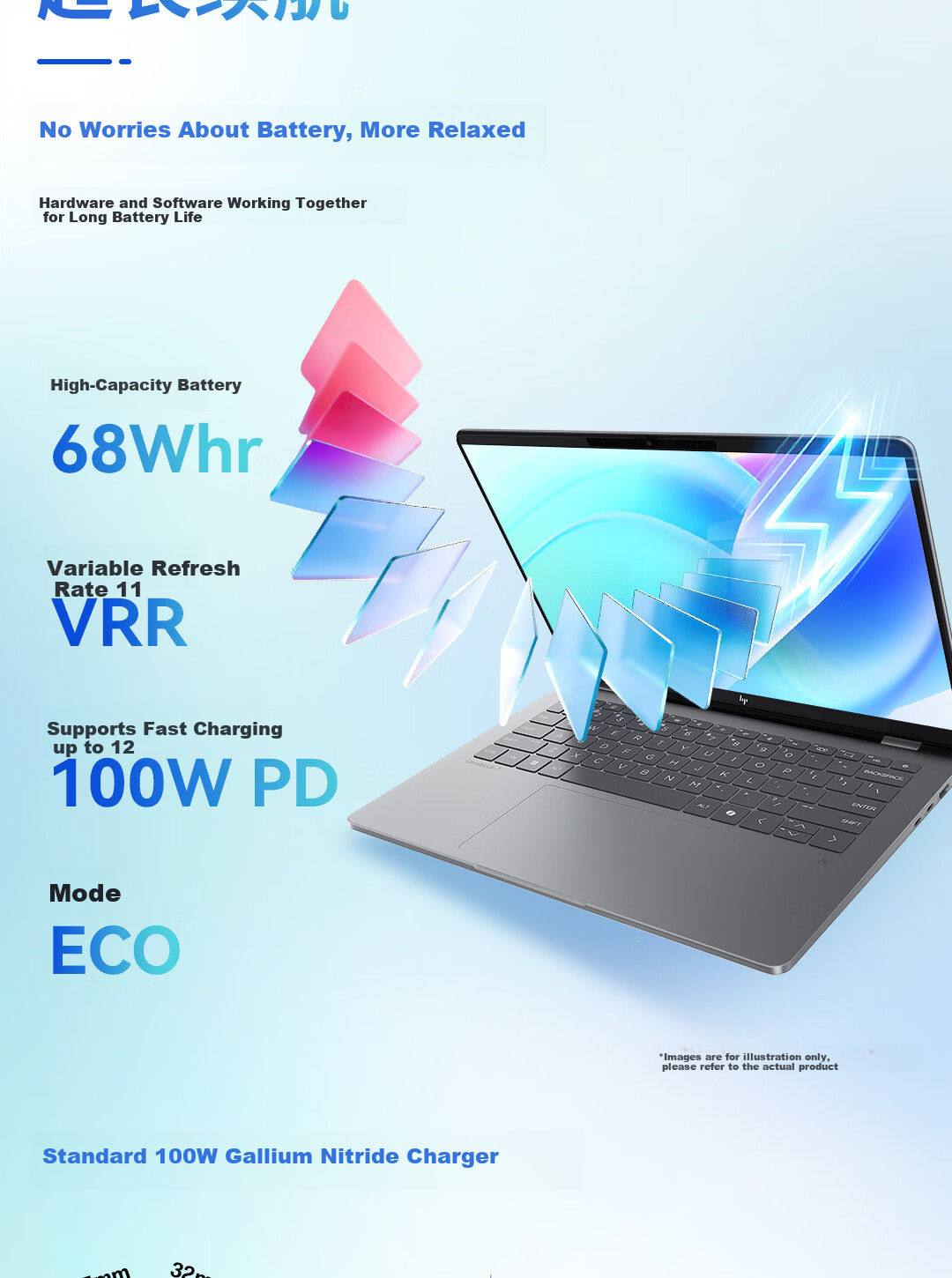 HP [Subsidies] Star Book Pro 14 Ryzen Edition 2026 Thin And Light Laptop (R7 H 255, 32GB RAM, 1TB Storage, 2.8K 120Hz Display, AI) Gray 15