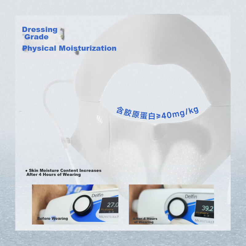 Banana Underlying Protective Face Mask Winter Physical Moisturizing Sunscreen Mask Sensitive Skin Breathable Non-Stuffy Dusk Gray Purple