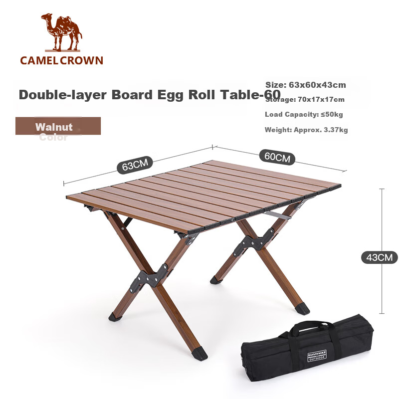 CAMEL Outdoor Folding Table Aluminum Alloy Portable Picnic Camping Table 173BABP095