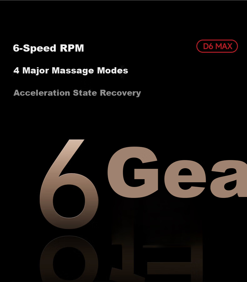 Beoka Professional-Grade Fascia Gun, Adjustable Massage Depth Fitness Recovery Deep Muscle Massage Device, Birthday And Holiday Gift for Men And Women [Gift Box Set] D6-MAX 18