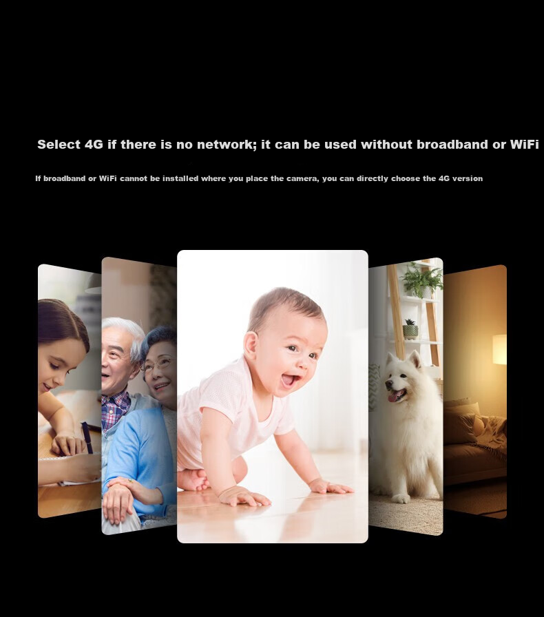 Konka Wireless Home Security Camera Indoor HD Two-Way Video Call Remote Mobile Monitoring 360-Degree Panoramic Night Vision Voice Intercom 1