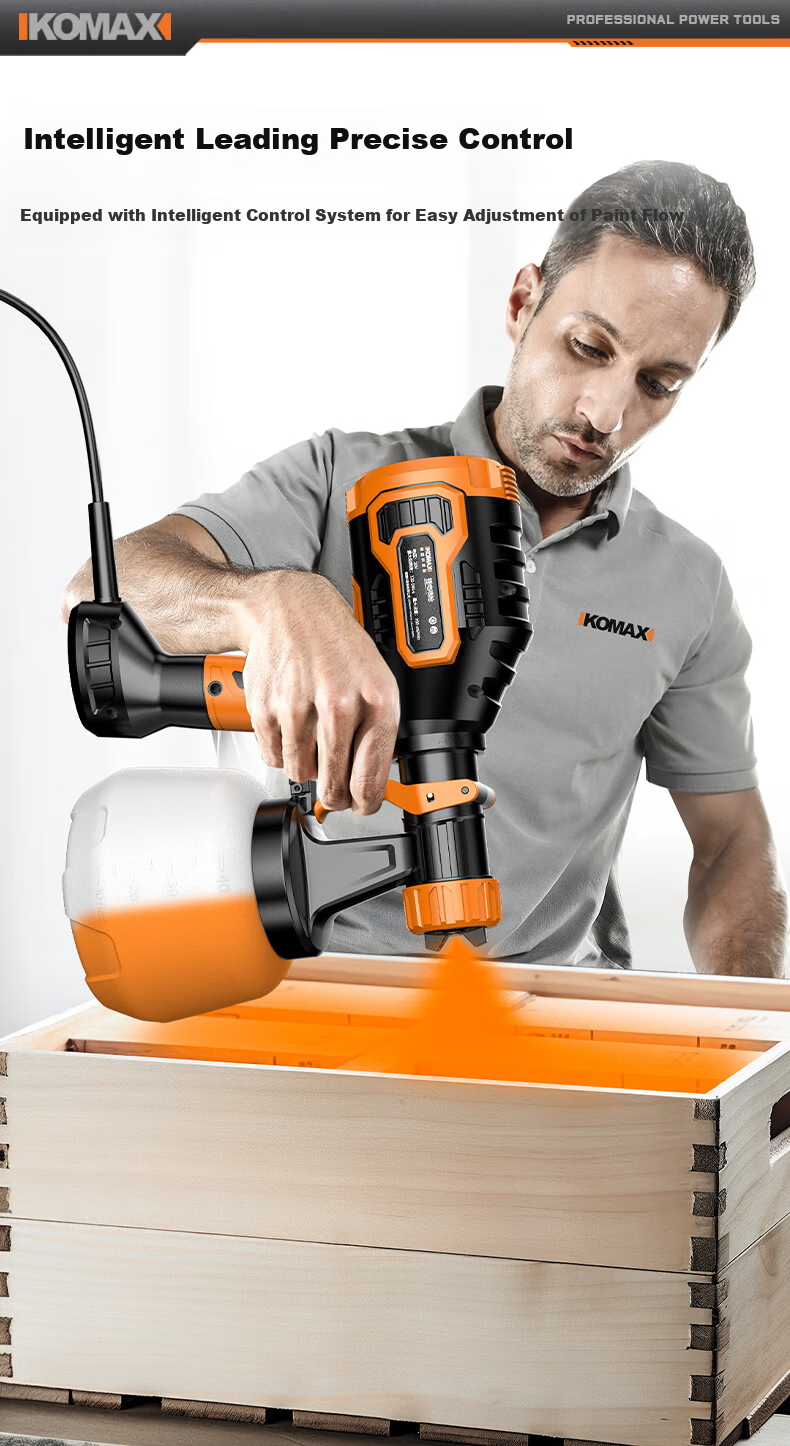 KEMAISI Electric Paint Sprayer Household Paint Spray Gun Latex Paint Spraying Machine High Atomization Spray Machine 12