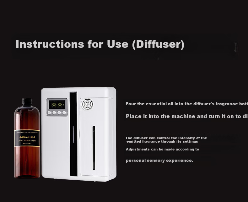 JANMEIJIA Aromatherapy Diffuser, Commercial Use for Hotel Lobbies And Indoor Spaces, Automatic Fragrance Dispenser, Wall-Mounted Scent Diffuser for Public Restrooms 13