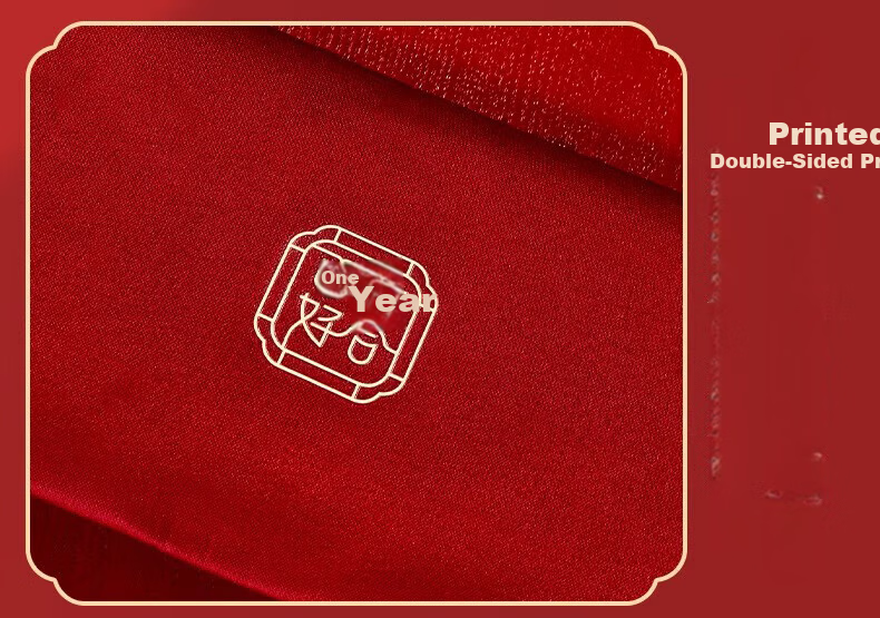 Mingyu Wedding Envelope Premium Fabric Red Packet for Marriage Engagement Gift Money Bag Peace and Joy 4