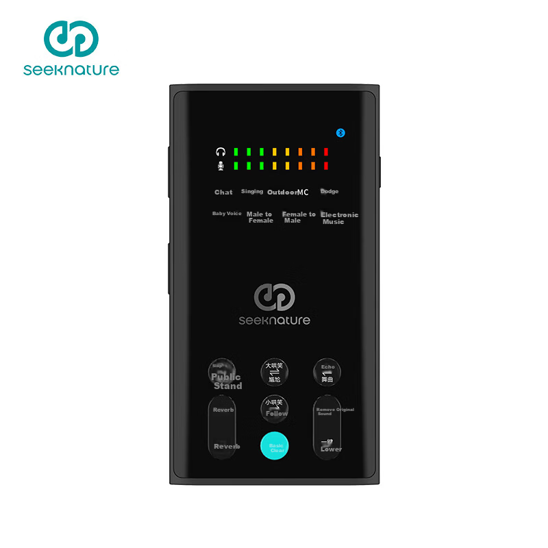 Seeknature BoBa 2nd Gen LIVE Sound Card Condenser Microphone Kit for Mobile Live Streaming, PC, TikTok, Kuaishou, Universal Host Singing, Karaoke, Recording, Full Live Streaming Equipment Set Micropho