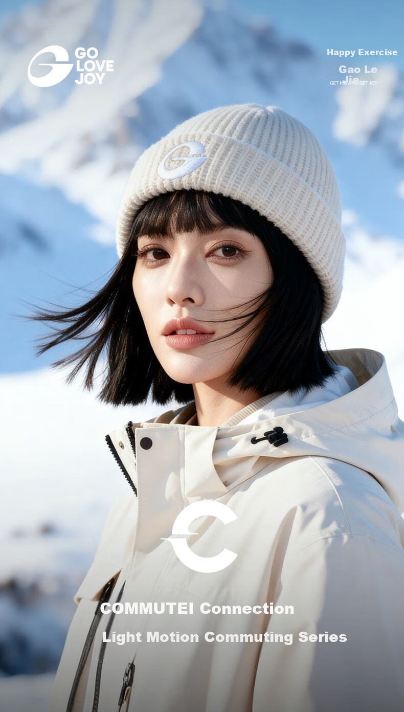 GOLOVEJOY Knit Cap Cold Weather Hat Women's Spring Men's Warm Thin Windproof Outdoor Hiking Mountaineering Beanie Black 1
