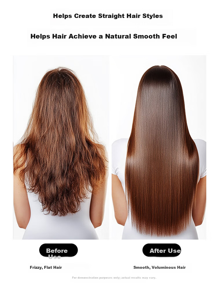 GUGE [567 Million Negative Ions] German Wireless Hair Straightening Brush Dual-Use Negative Ion Straightening and Curling Comb High Volume Hair Clip Flat Iron Mother's Day Gift 7