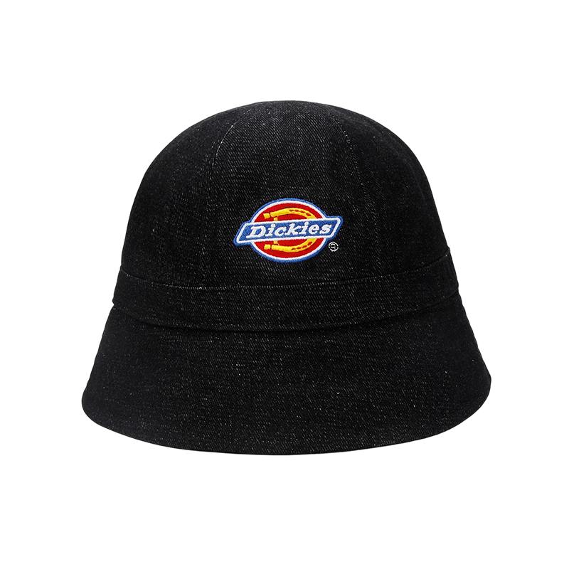 Dickies Women's New Sun Protection Fisherman Hat Large Head Circumference Slimming Face Sunshade Bucket Hat Men's Couple Casual Cap Blue