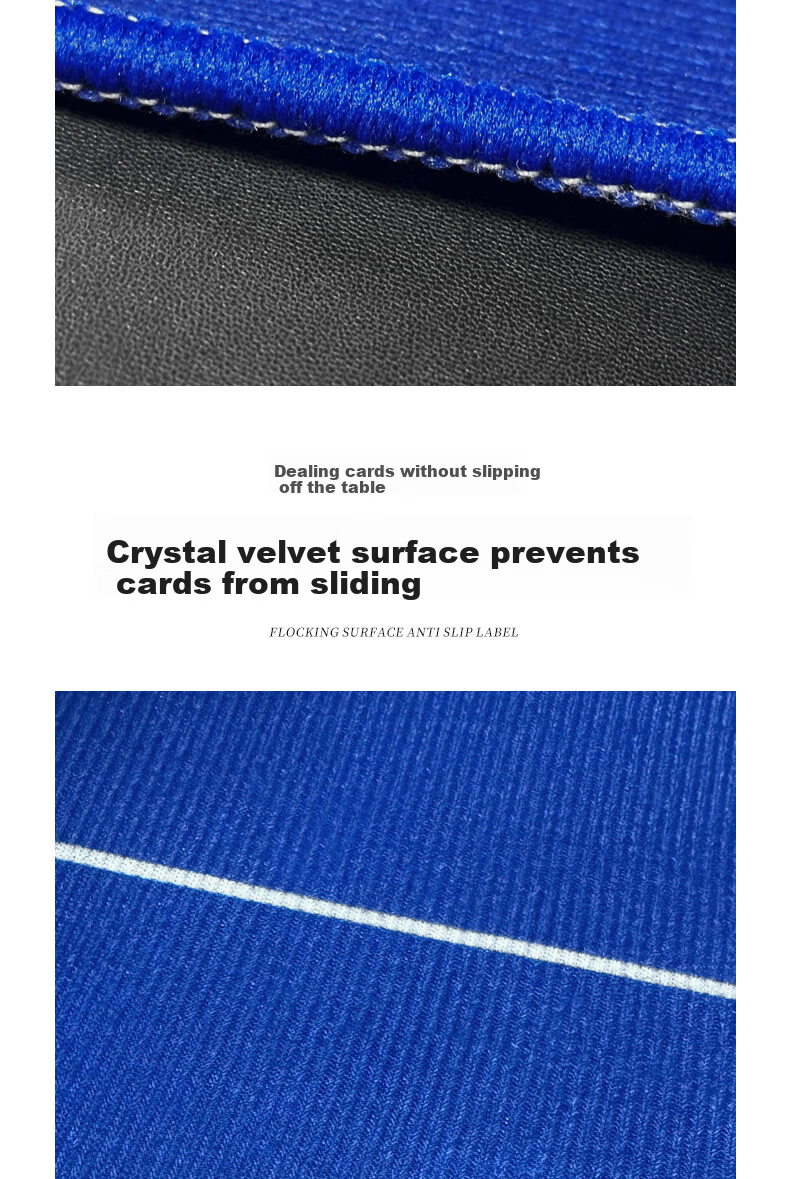 Guansheng Guandan Dedicated Table Mat Guandan Poker Tablecloth Mahjong Table Mat Soundproof Non-Shedding 4