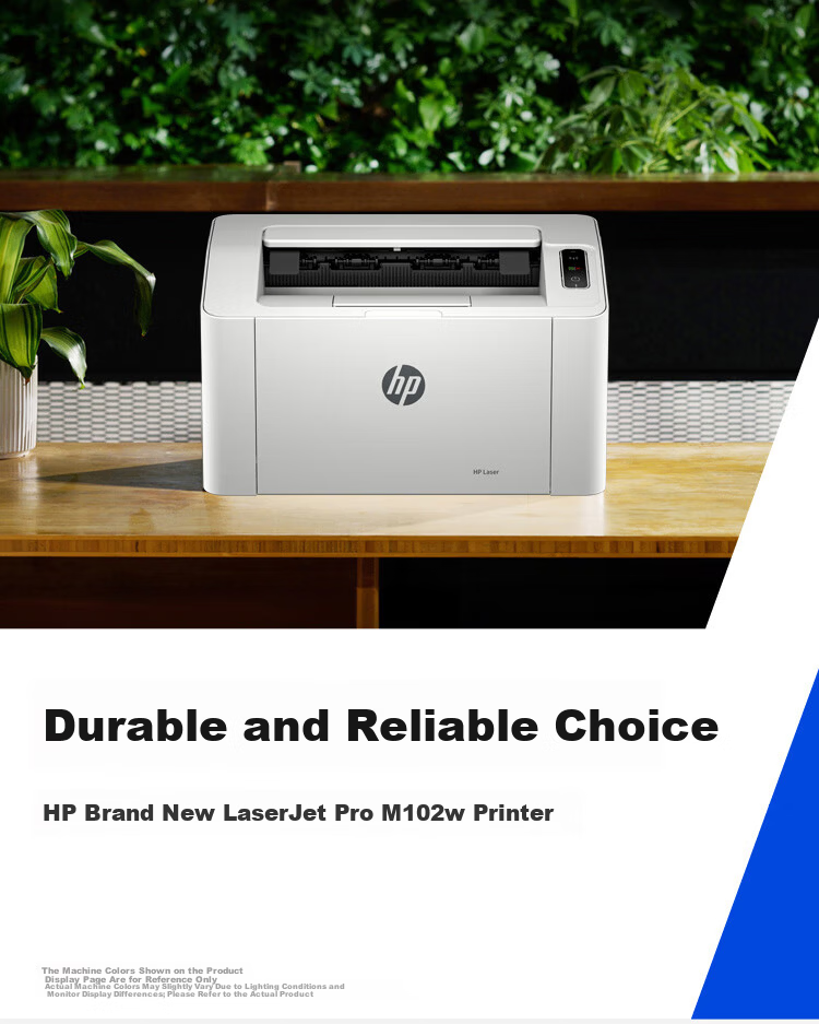 HP 102w Wireless Laser Home Printer Compact Minimalist Wireless Home Printing Task Printer 4
