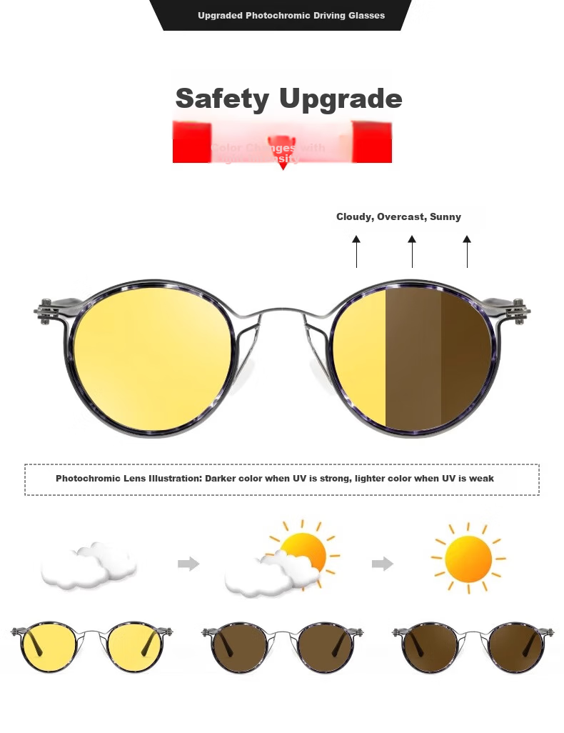ZUOSEN Night Vision Glasses for Driving, Anti-Glare Polarized Glasses for Men, Nighttime Driving, Anti-High Beam 7