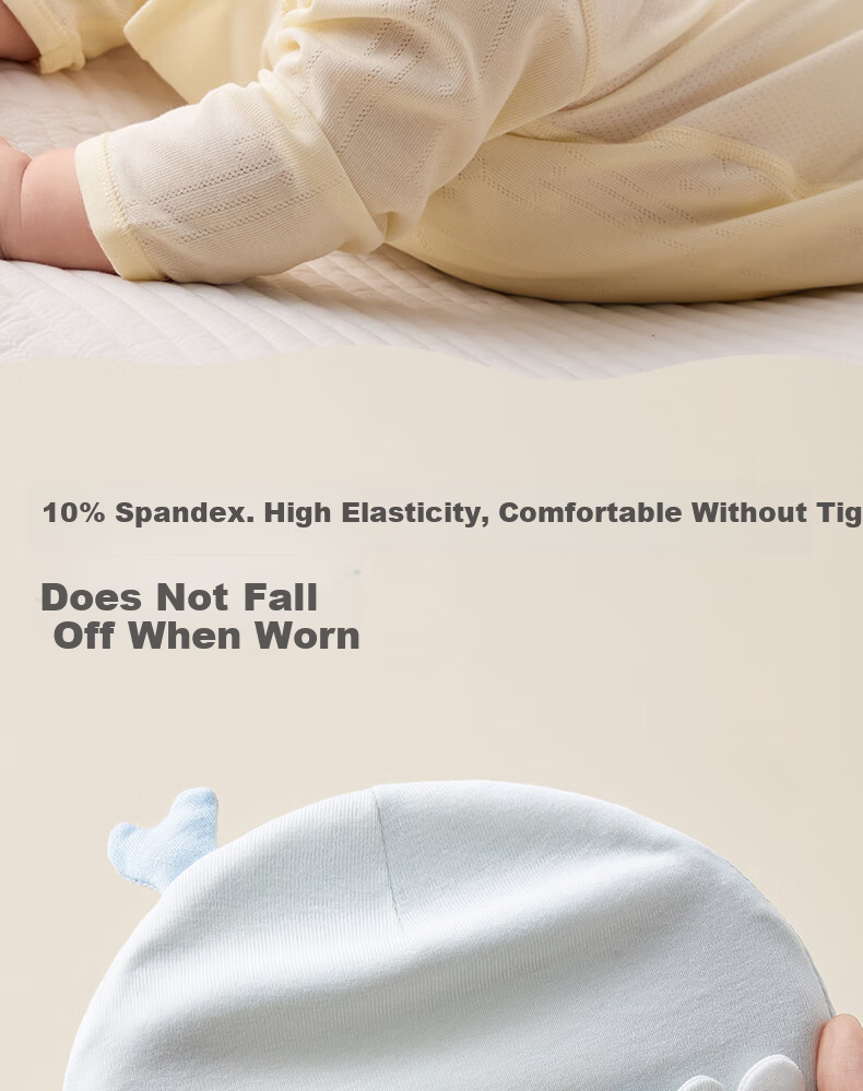October Crystal Baby Hat Fontanelle Cap Spring Summer Newborn Infant Hat Unisex Baby 7A Antibacterial Class A 0-3-6 Months 12